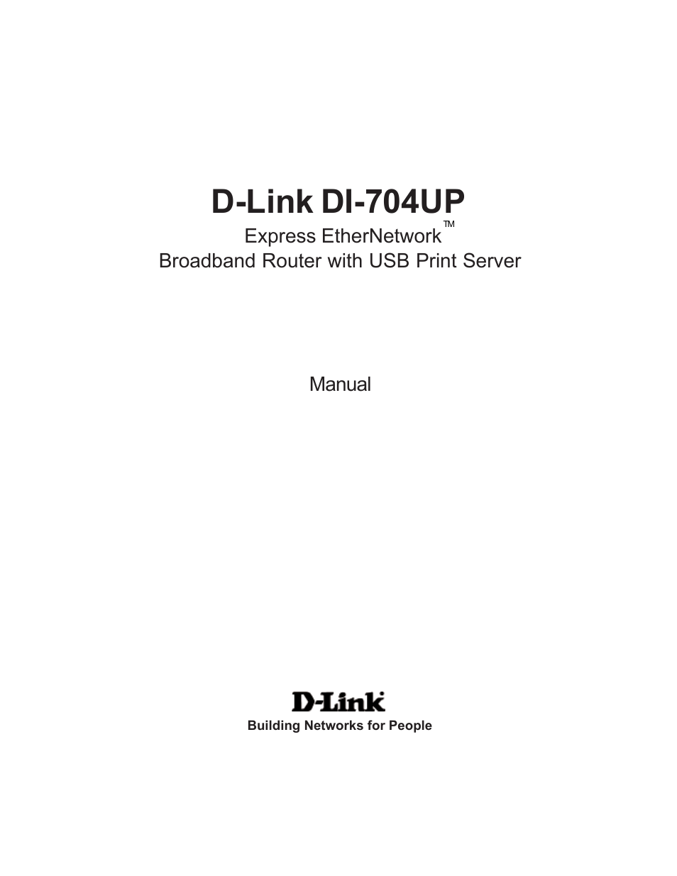 D-Link DI-704UP User Manual | 108 pages