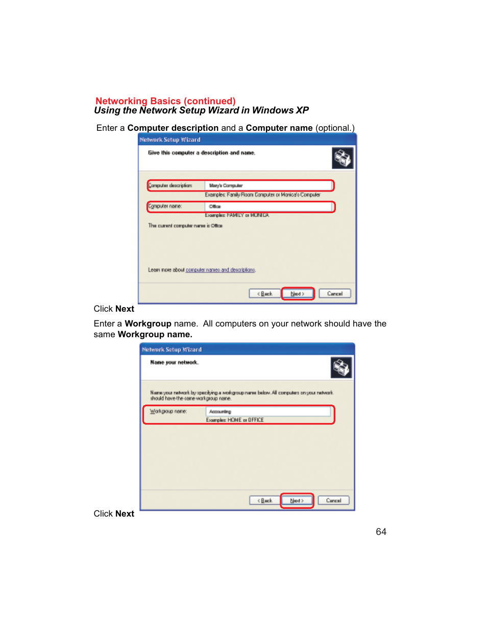 D-Link DI-704UP User Manual | Page 64 / 108