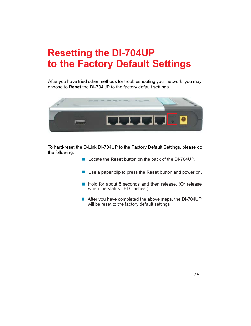 D-Link DI-704UP User Manual | Page 75 / 108