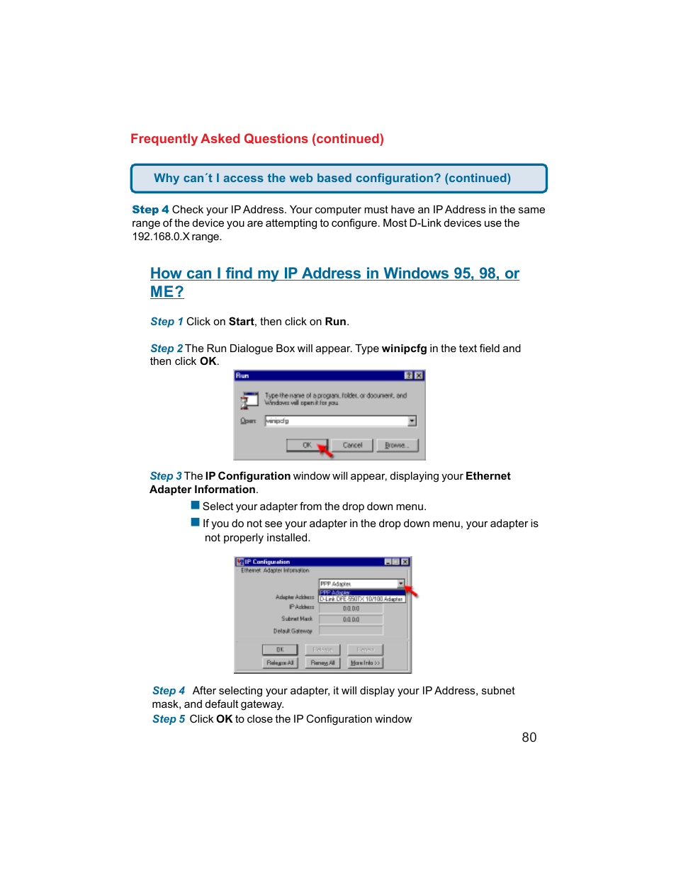 D-Link DI-704UP User Manual | Page 80 / 108