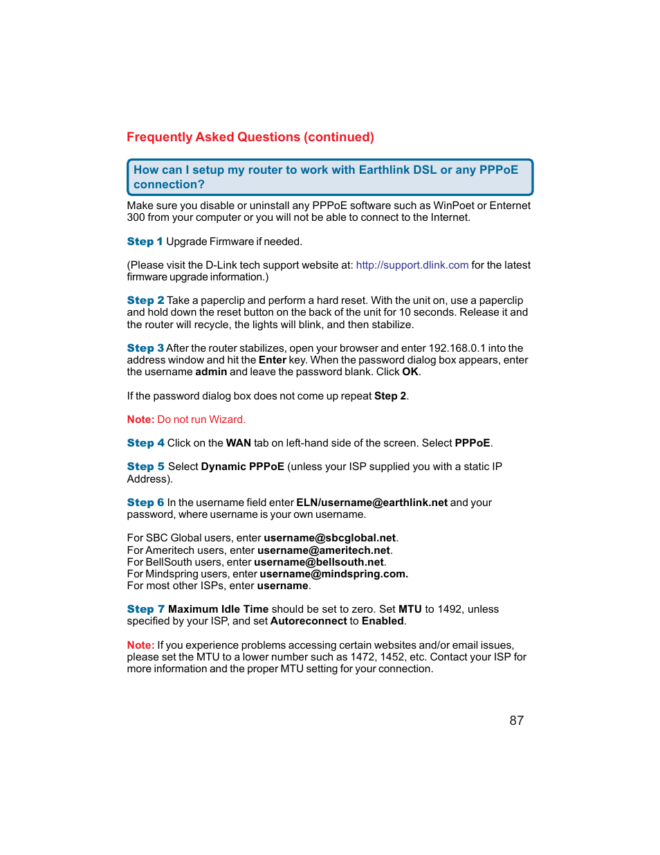 D-Link DI-704UP User Manual | Page 87 / 108