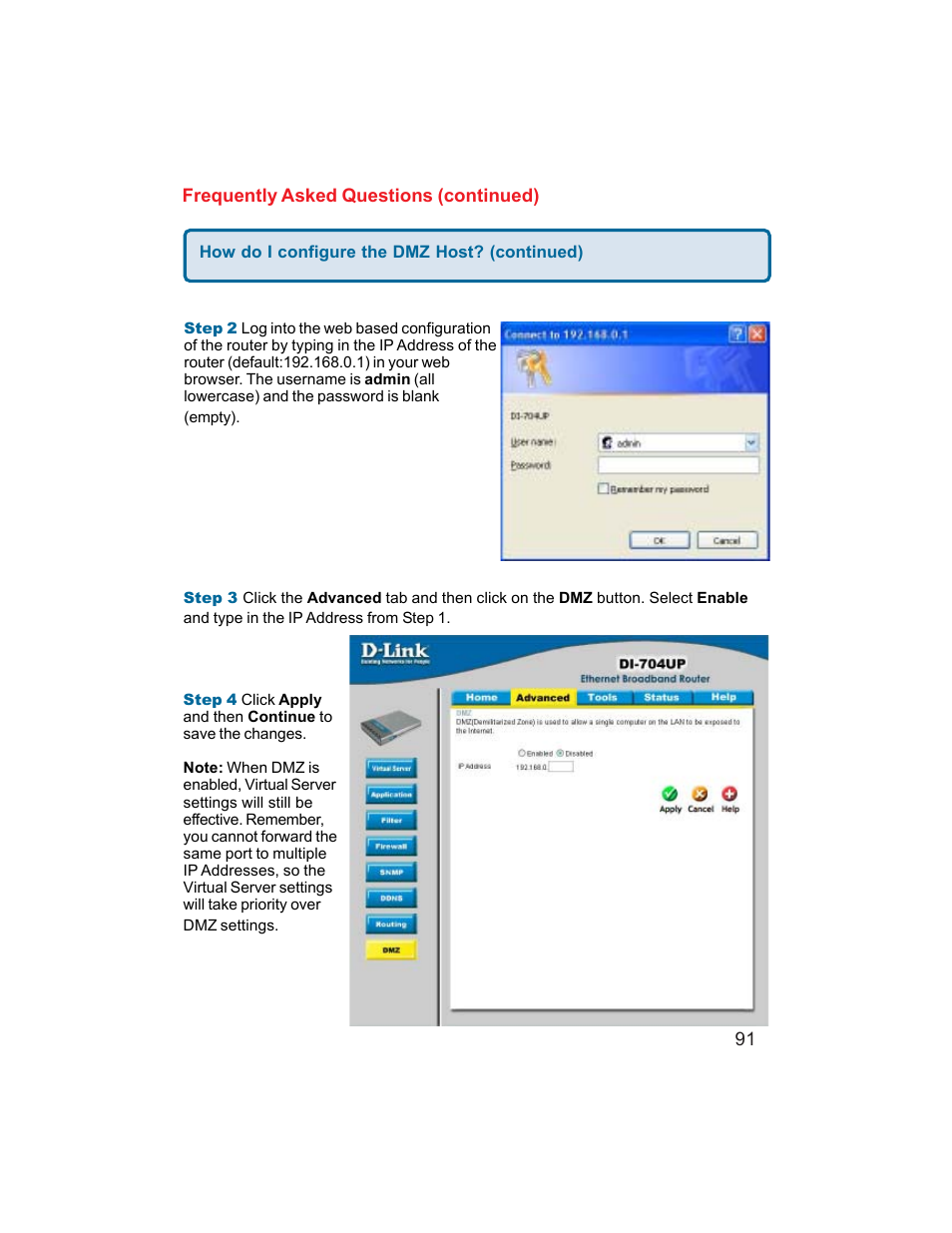 D-Link DI-704UP User Manual | Page 91 / 108