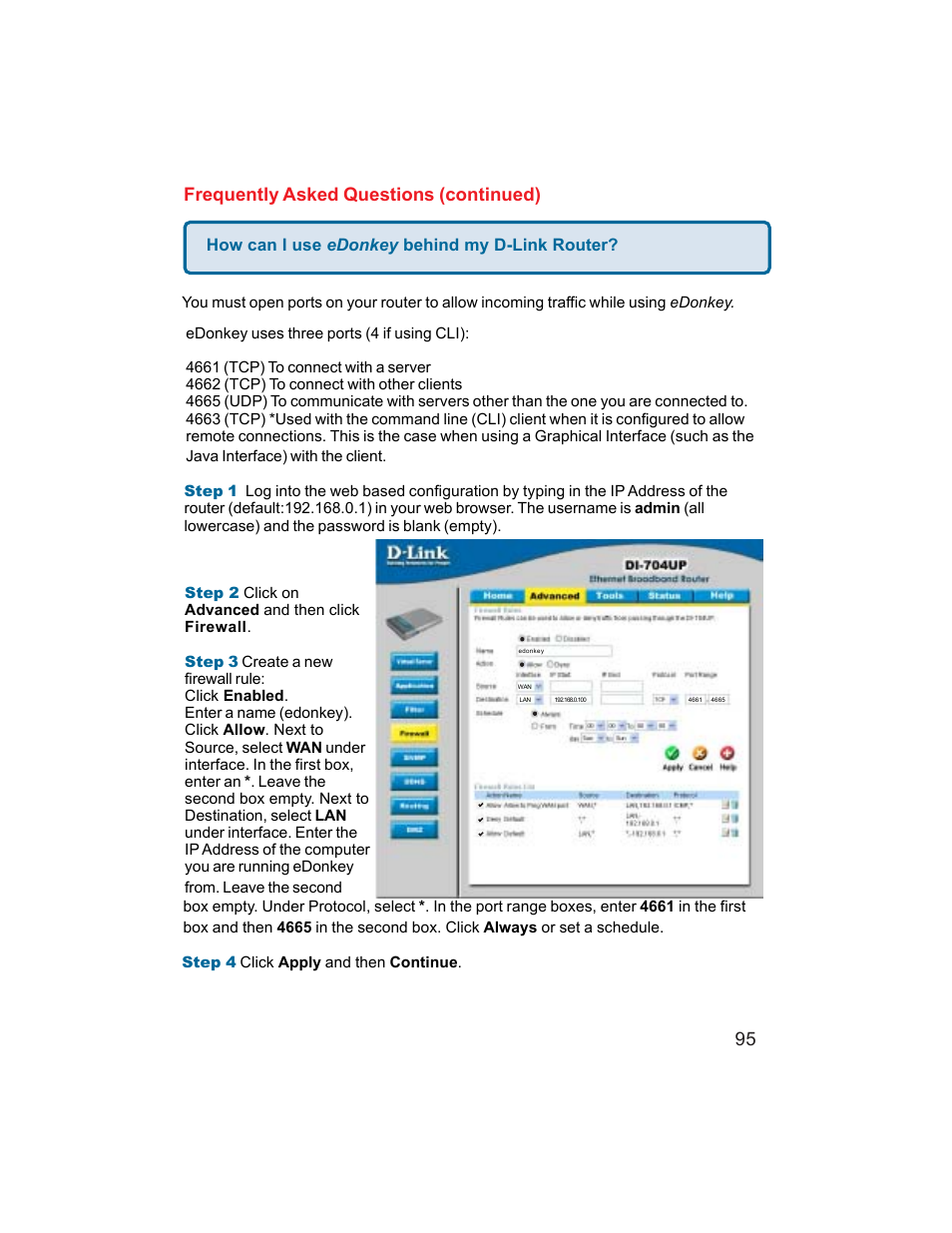 Frequently asked questions (continued) | D-Link DI-704UP User Manual | Page 95 / 108