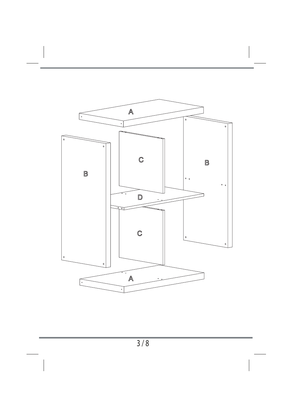 Livarno SHELVING UNIT User Manual | Page 3 / 8