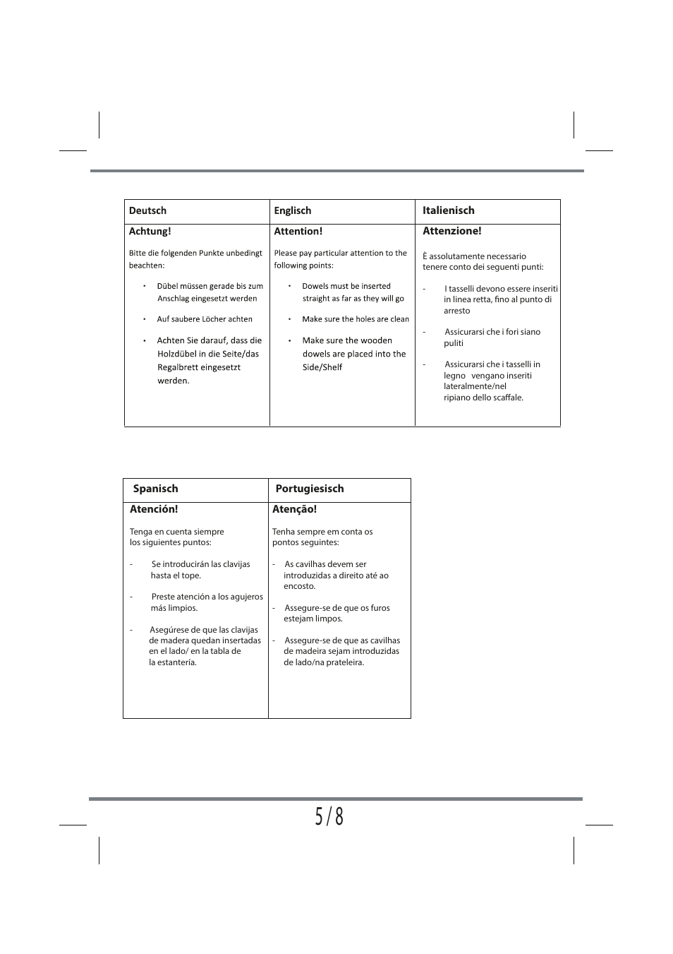 Livarno SHELVING UNIT User Manual | Page 5 / 8