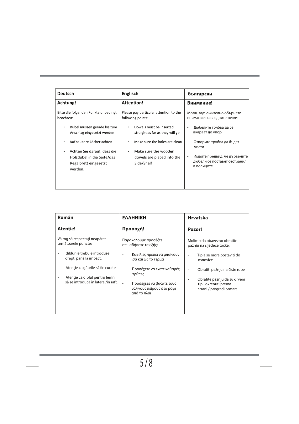 Livarno SHELVING UNIT User Manual | Page 5 / 8