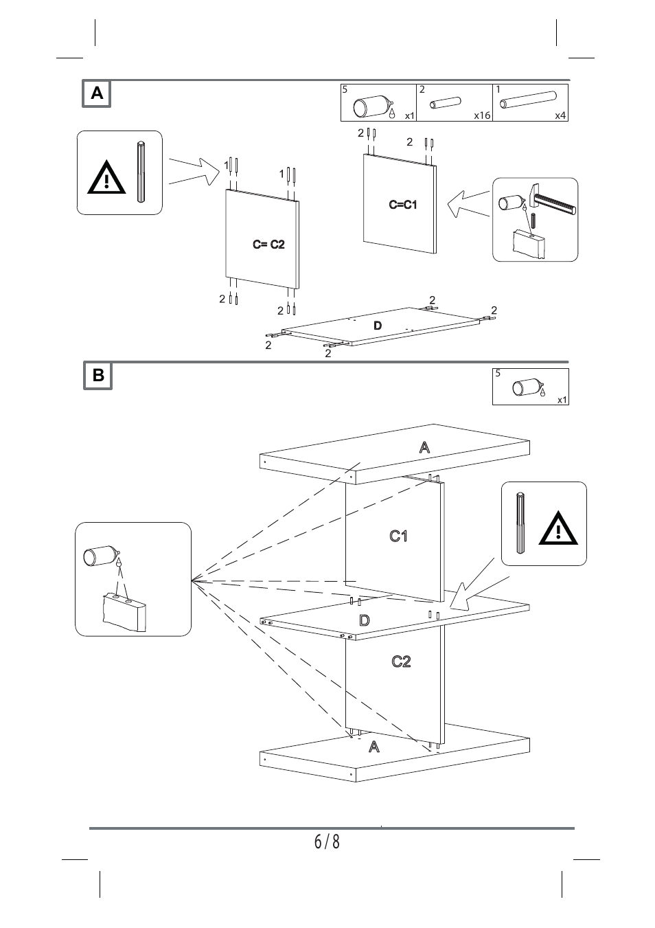 Livarno SHELVING UNIT User Manual | Page 6 / 8