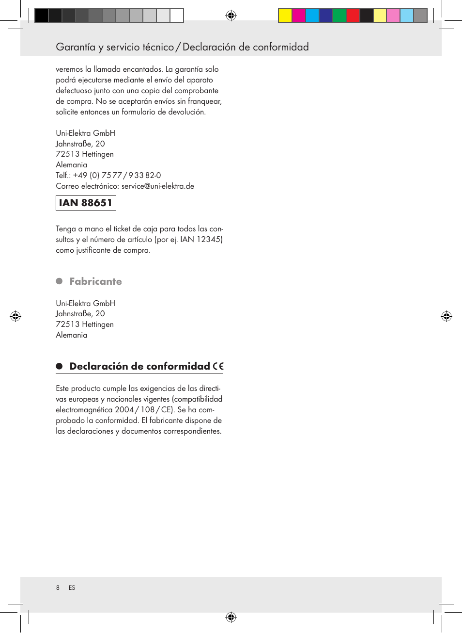 Livarno 10194 User Manual | Page 8 / 25