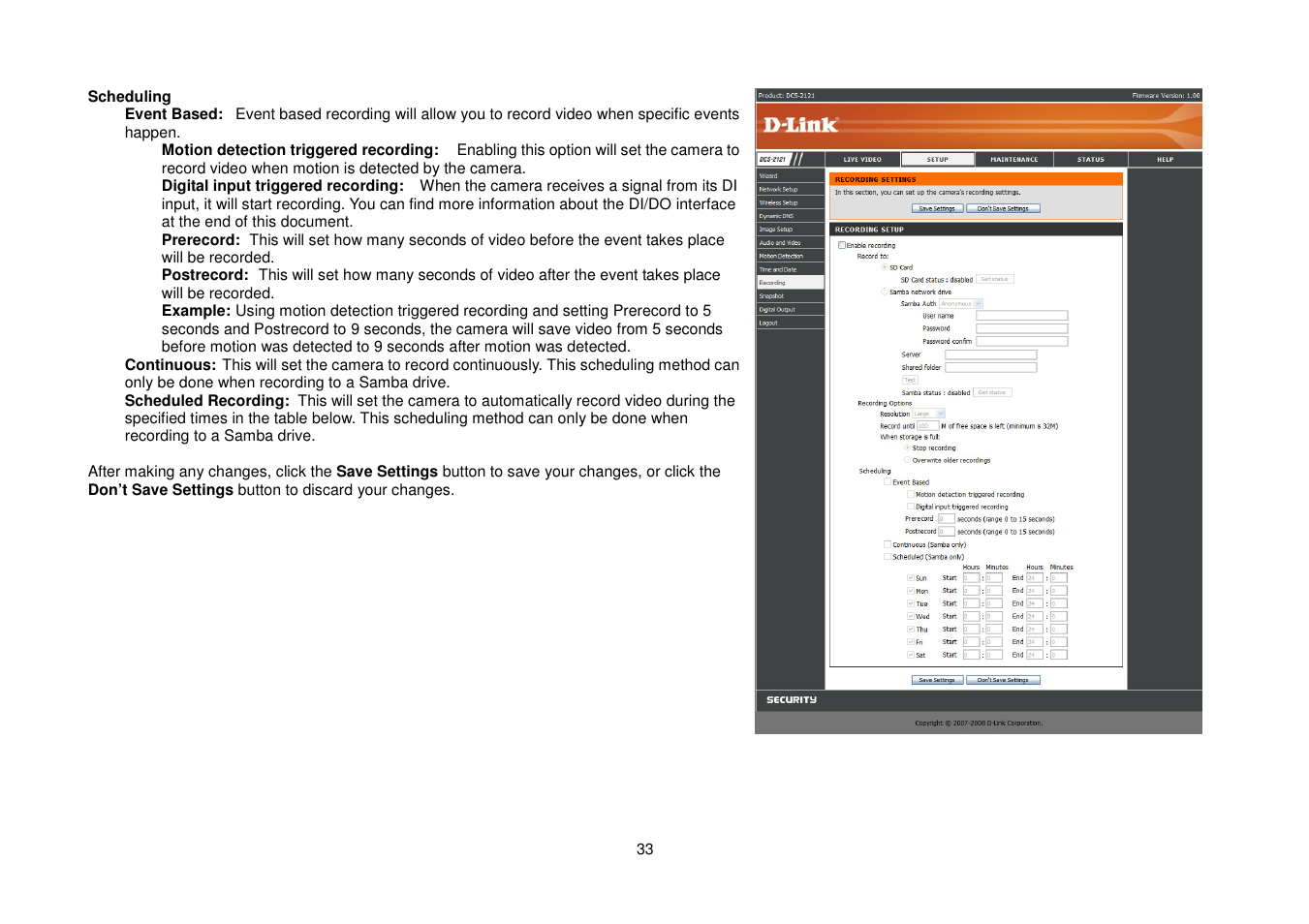 D-Link DCS-2102 User Manual | Page 36 / 61