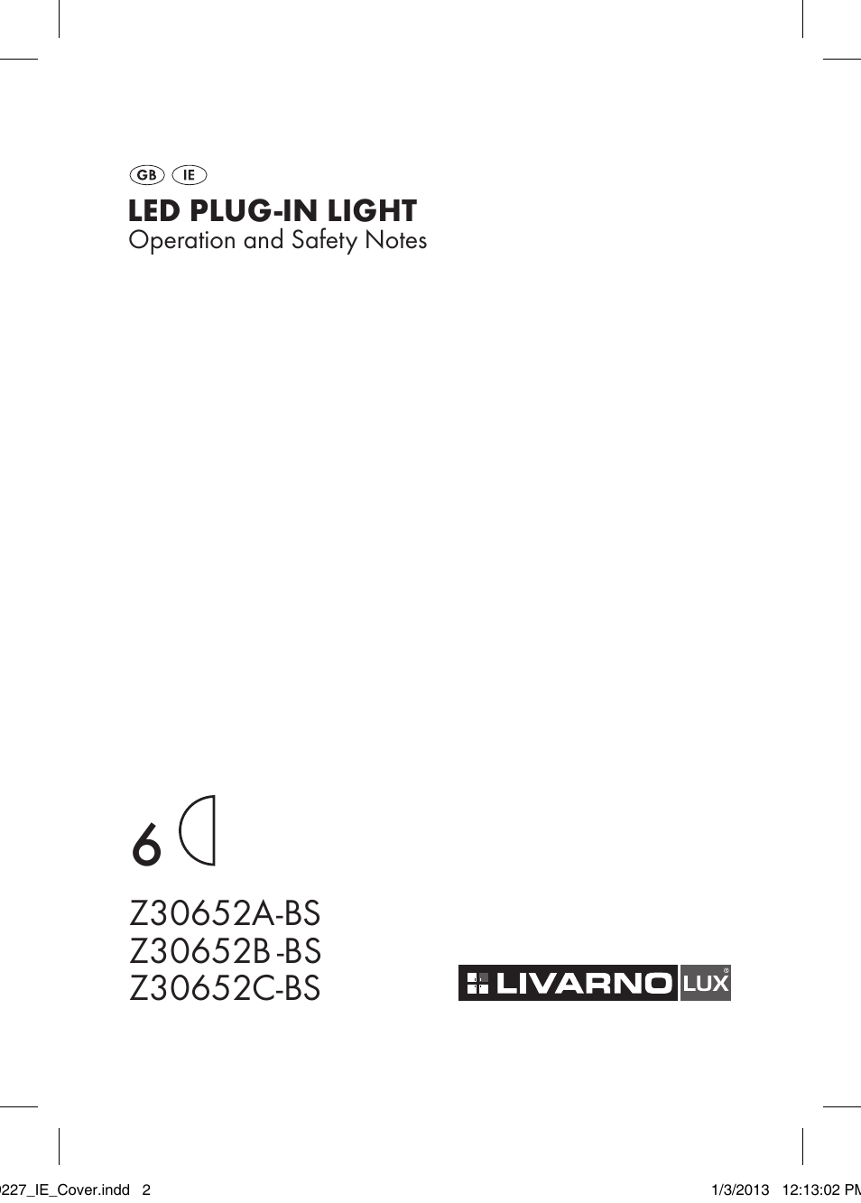 Livarno Z30652..-BS User Manual | 12 pages