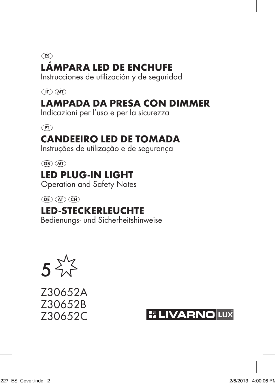 Livarno Z30652..-BS User Manual | 36 pages