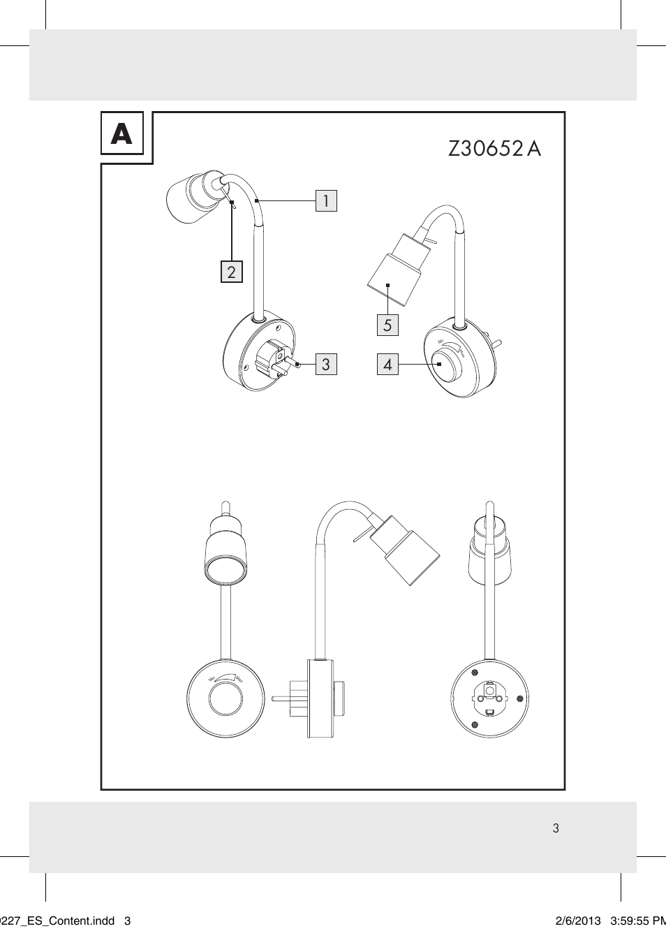 Livarno Z30652..-BS User Manual | Page 3 / 36