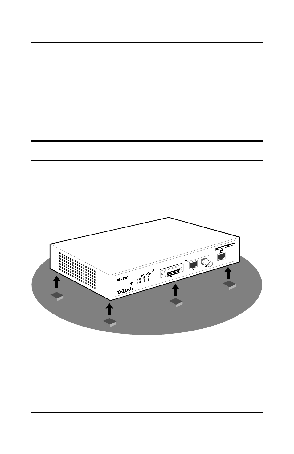 Installing on a desktop or shelf | D-Link DES-802 User Manual | Page 20 / 37