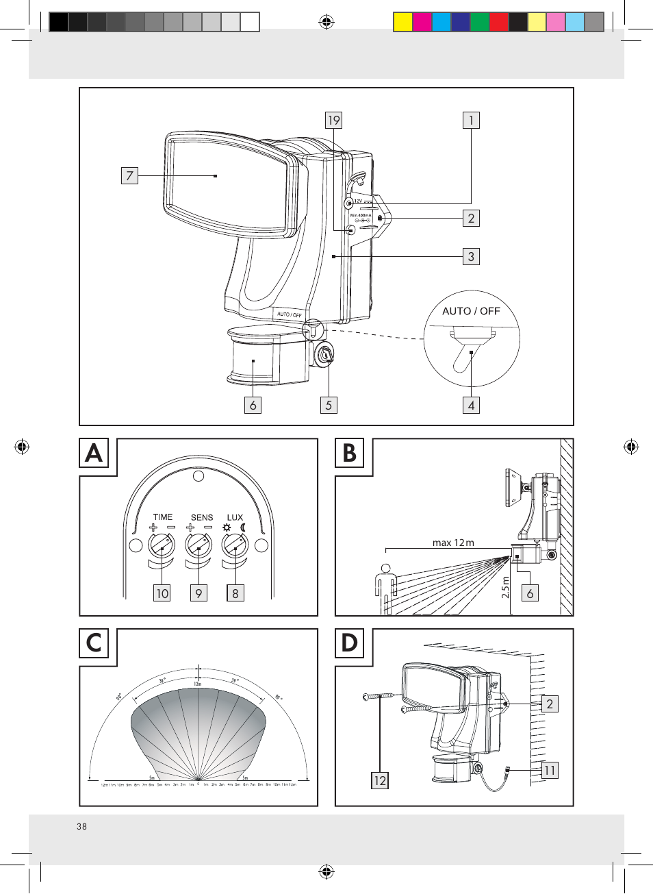 Livarno Z31171 User Manual | Page 38 / 40