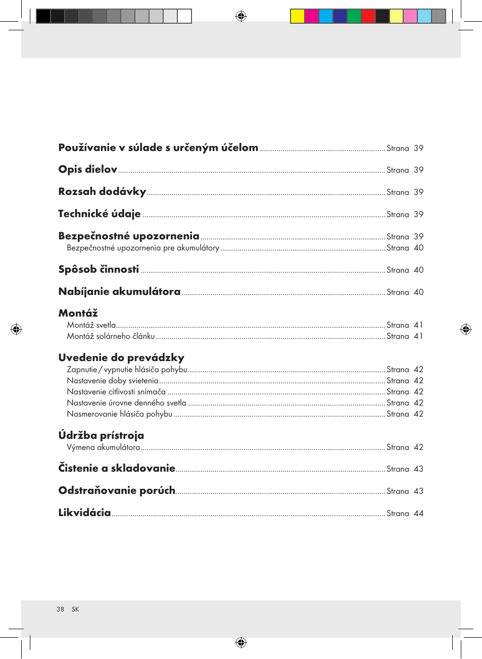 Livarno Z31171 User Manual | Page 38 / 54