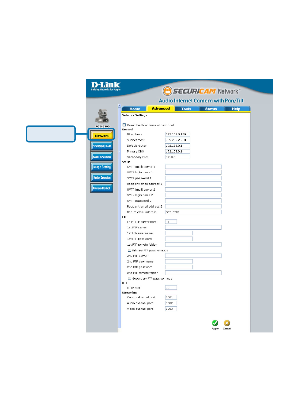 I/o connector (continued) | D-Link SECURICAM NETWORK DCS-5300 User Manual | Page 132 / 143