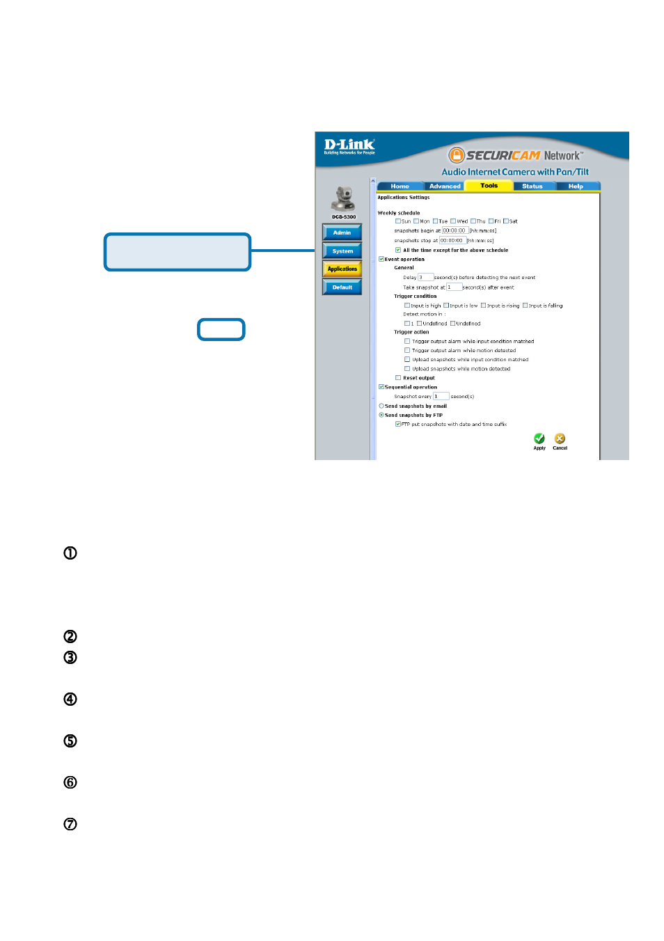 I/o connector (continued) | D-Link SECURICAM NETWORK DCS-5300 User Manual | Page 133 / 143