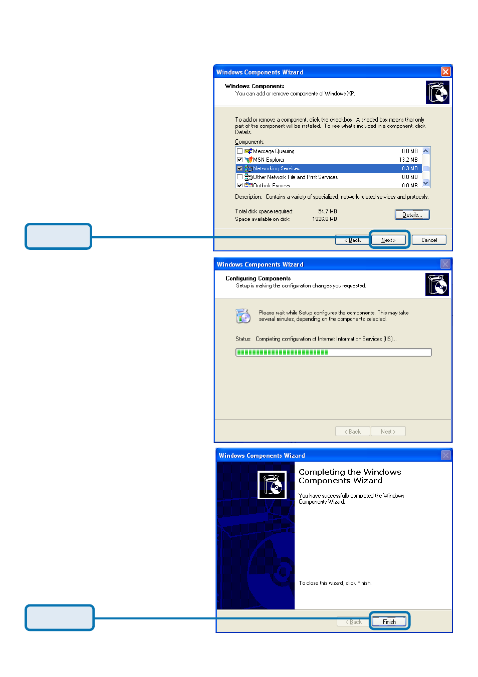 Enabling upnp for windows xp/me (continued) | D-Link SECURICAM NETWORK DCS-5300 User Manual | Page 20 / 143