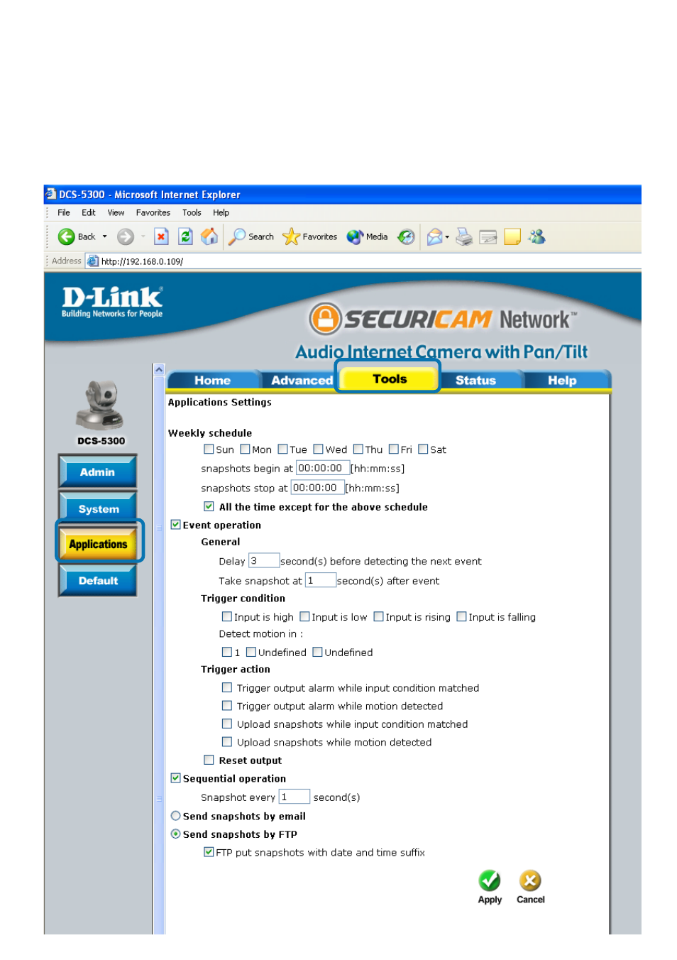 D-Link SECURICAM NETWORK DCS-5300 User Manual | Page 56 / 143