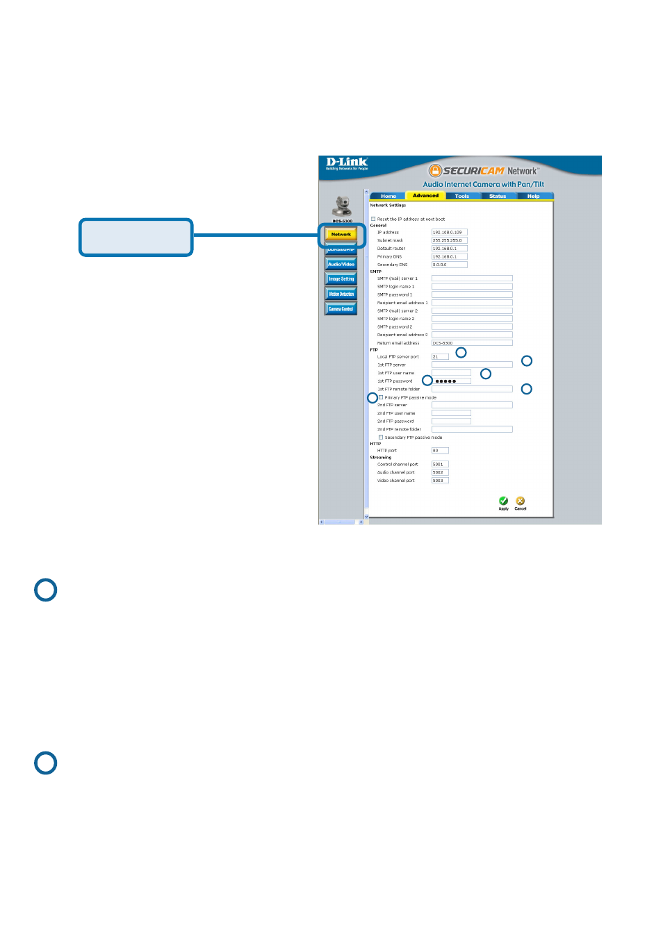 Click network | D-Link SECURICAM NETWORK DCS-5300 User Manual | Page 63 / 143