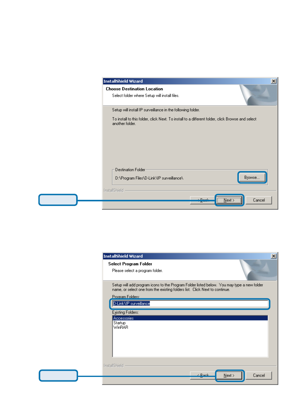Using ip surveillance software (continued) | D-Link SECURICAM NETWORK DCS-5300 User Manual | Page 69 / 143