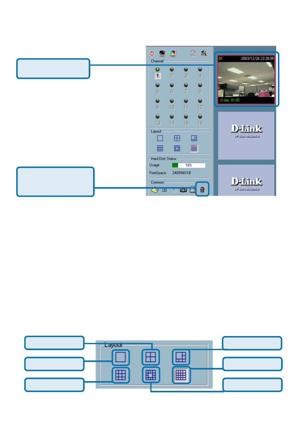 Using ip surveillance software (continued), Monitor program (continued) | D-Link SECURICAM NETWORK DCS-5300 User Manual | Page 91 / 143