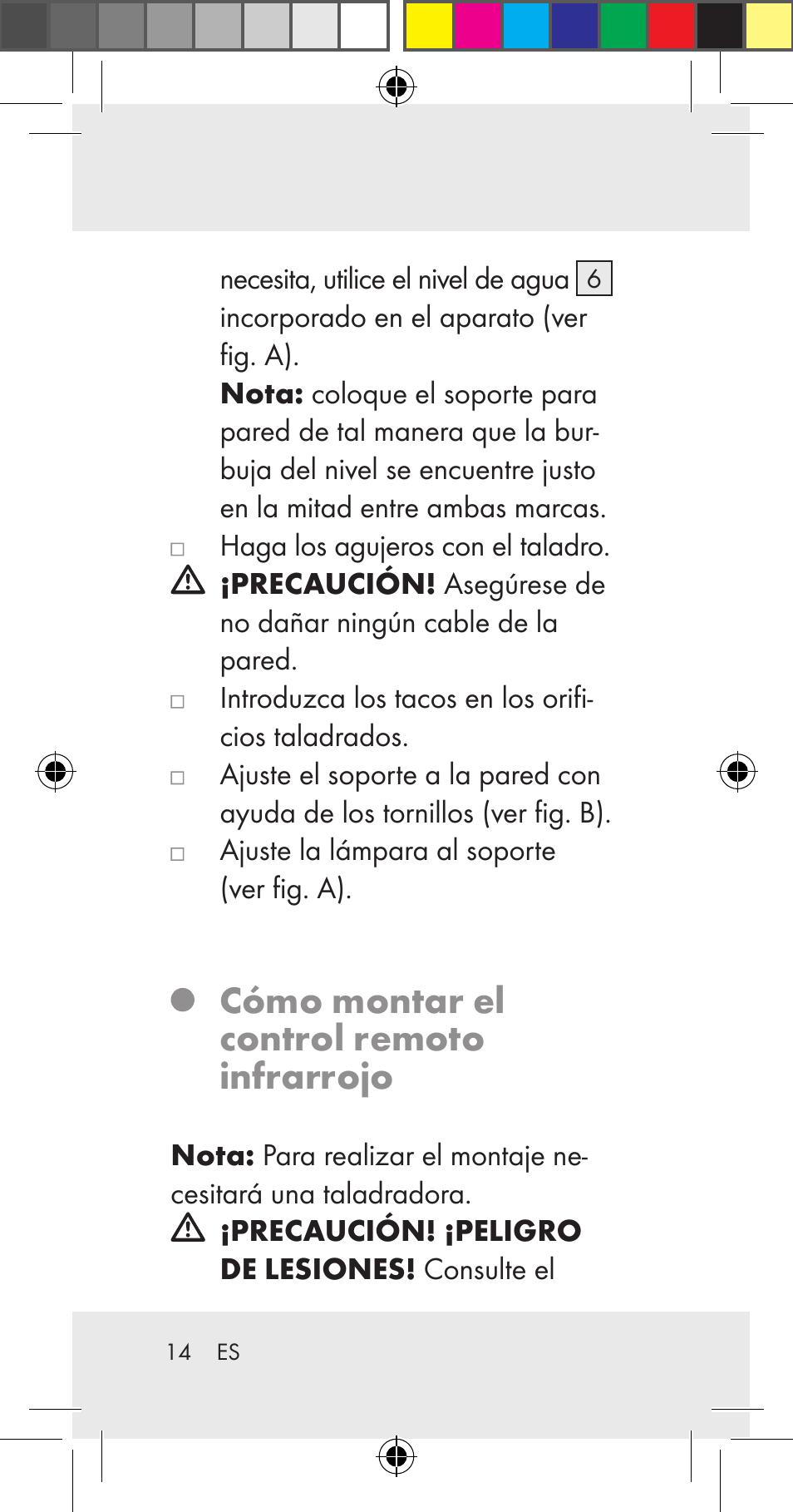 Cómo montar el control remoto infrarrojo | Livarno Z31206A User Manual | Page 14 / 84