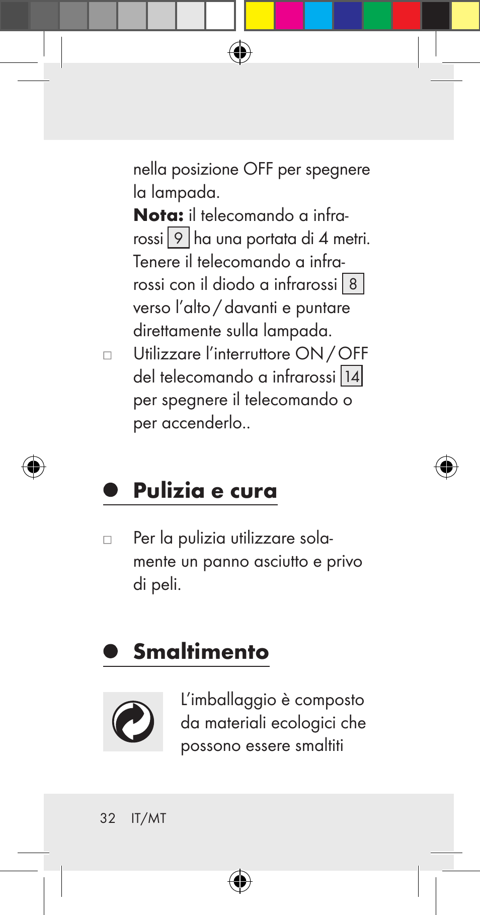 Pulizia e cura, Smaltimento | Livarno Z31206A User Manual | Page 32 / 84