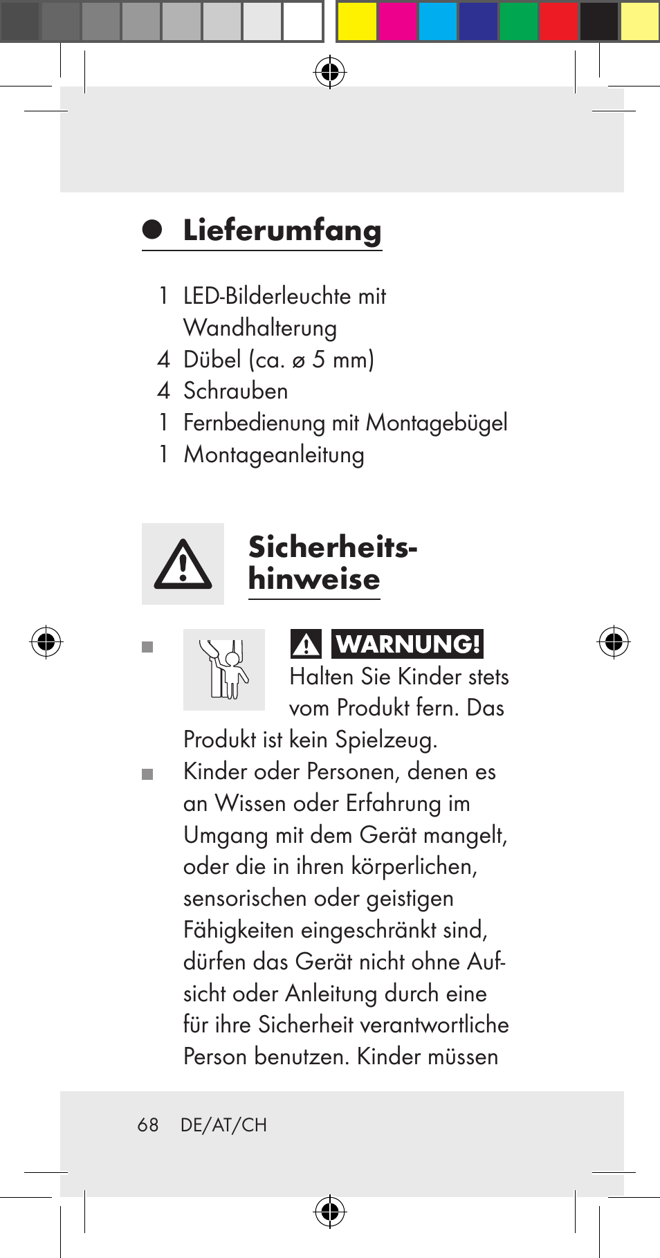 Lieferumfang, Sicherheits- hinweise | Livarno Z31206A User Manual | Page 68 / 84