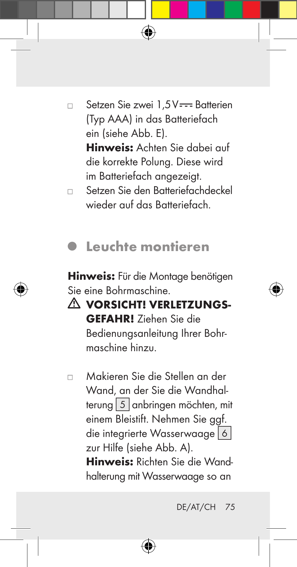 Leuchte montieren | Livarno Z31206A User Manual | Page 75 / 84