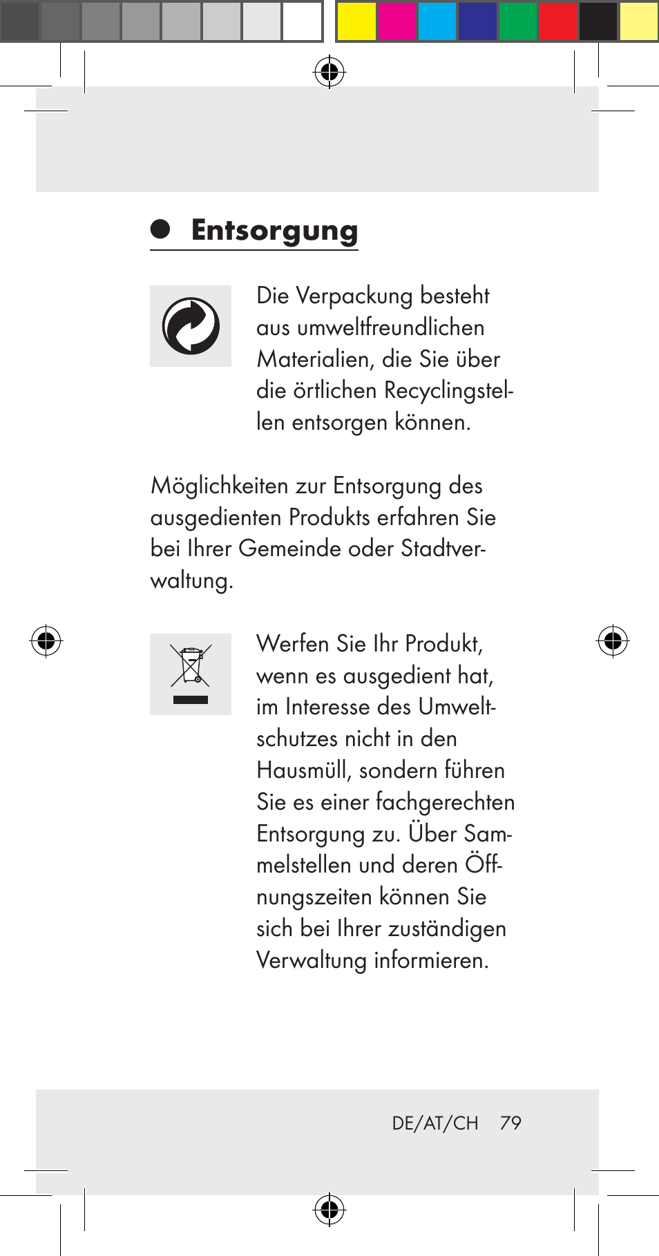Entsorgung | Livarno Z31206A User Manual | Page 79 / 84