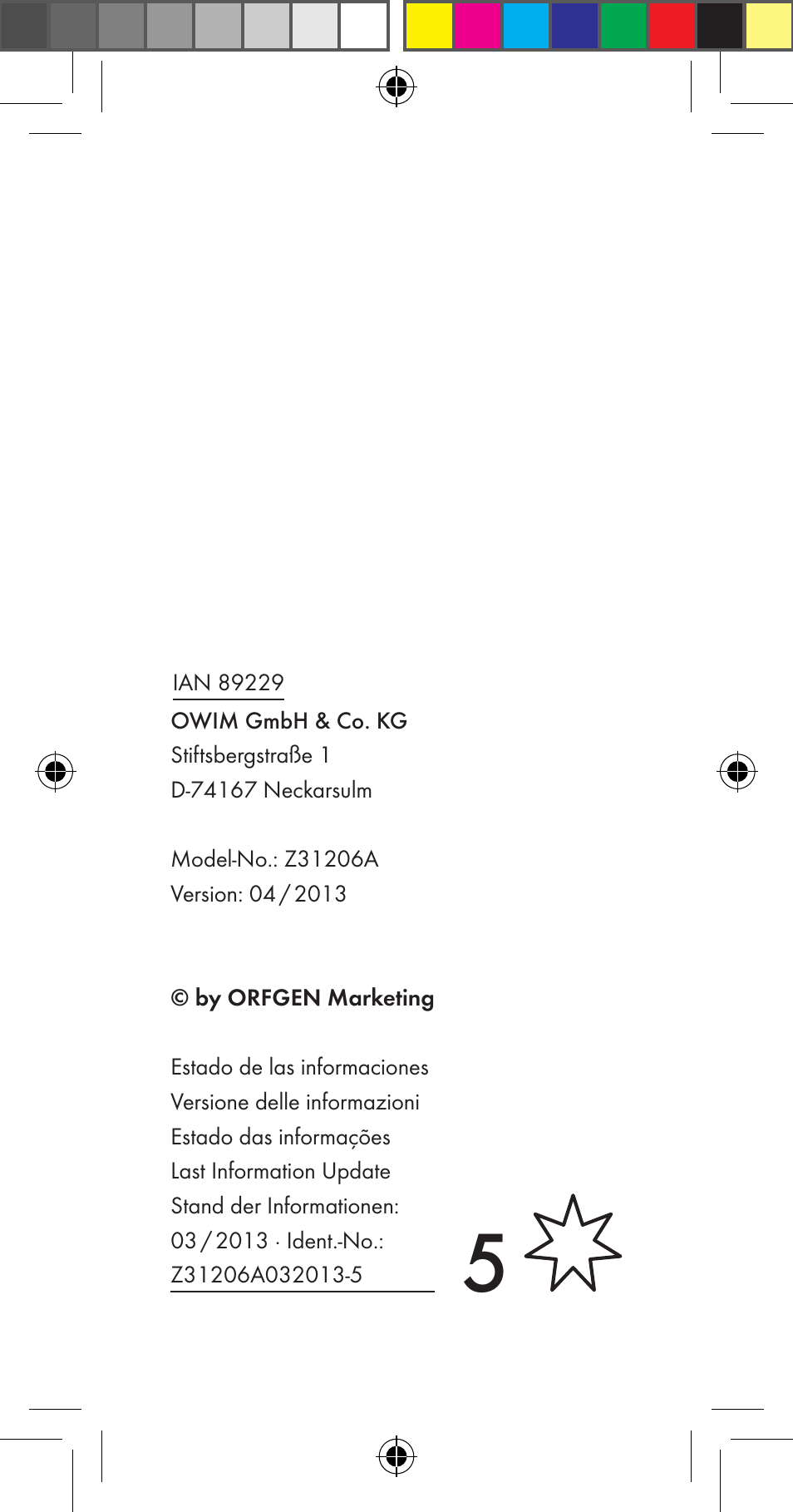 Livarno Z31206A User Manual | Page 84 / 84