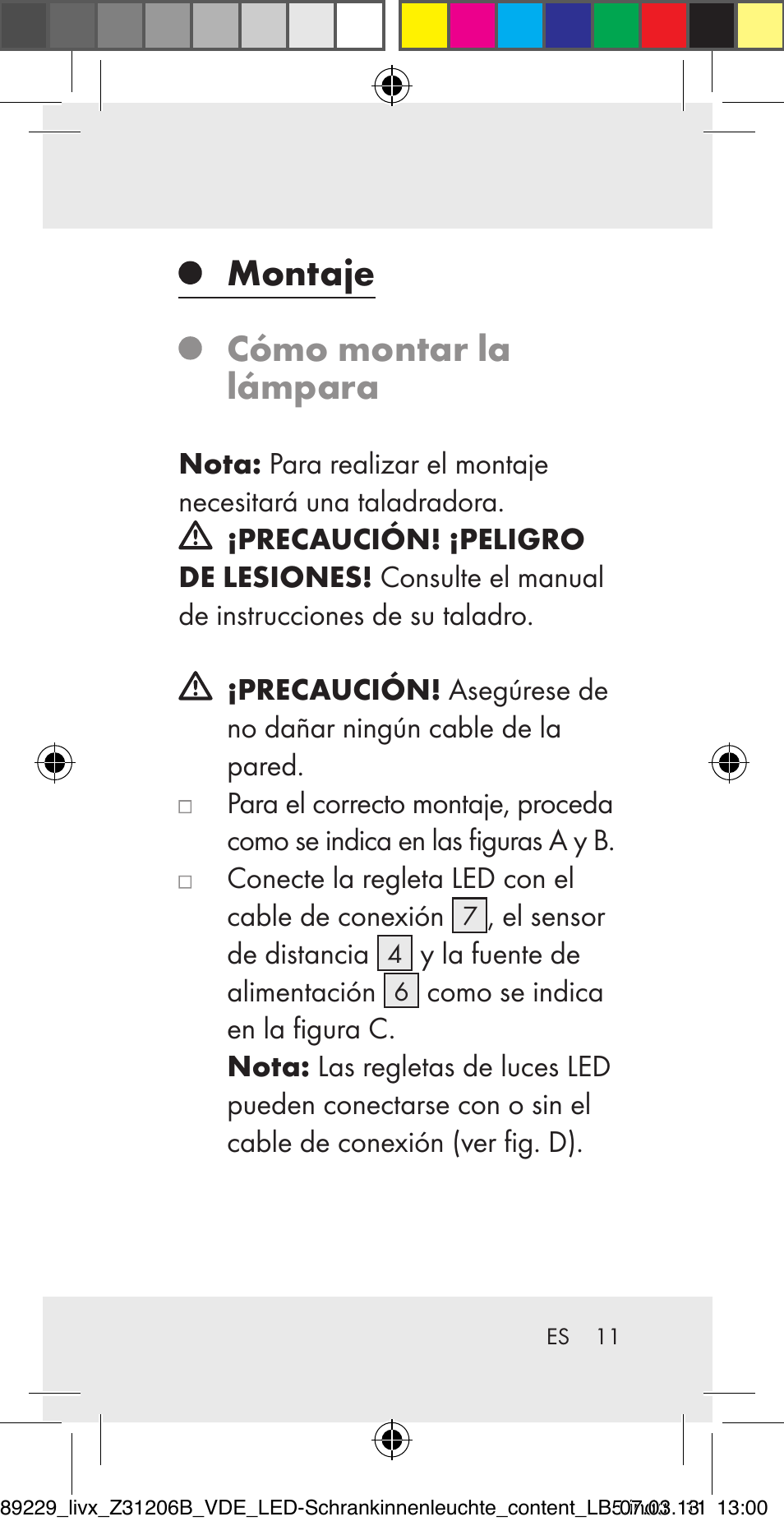 Montaje cómo montar la lámpara | Livarno Z31206B User Manual | Page 11 / 69