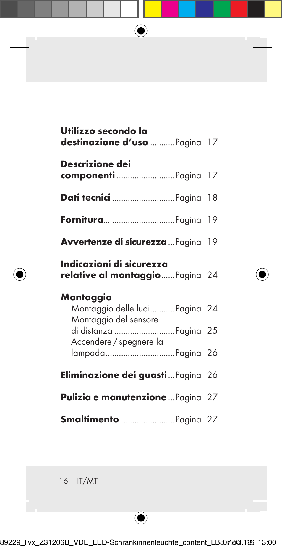 Livarno Z31206B User Manual | Page 16 / 69