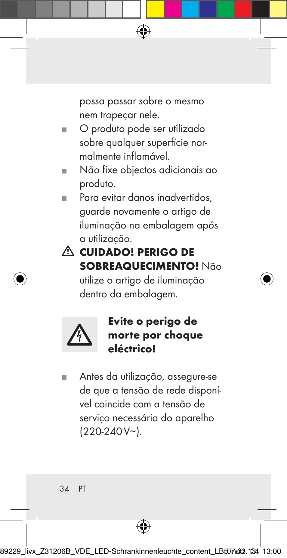 Livarno Z31206B User Manual | Page 34 / 69