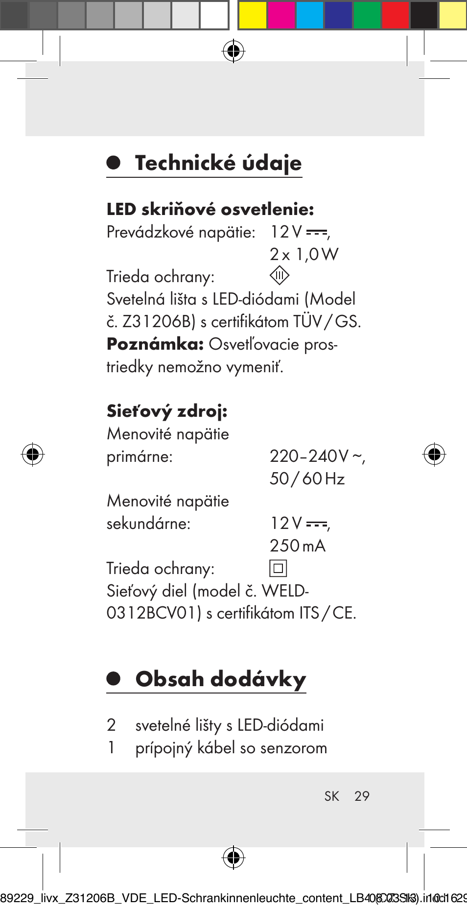Livarno Z31206B User Manual | Page 29 / 55