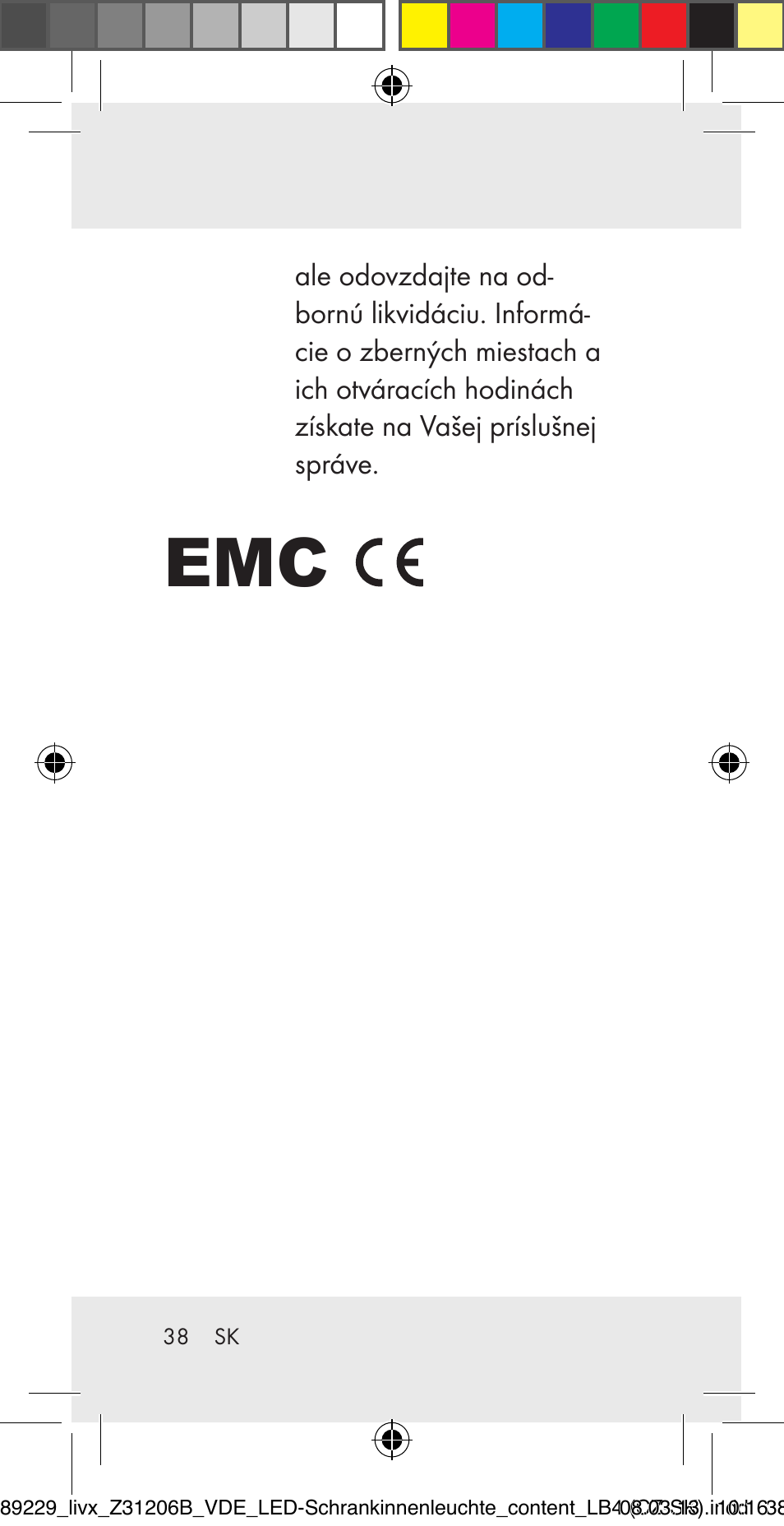 Livarno Z31206B User Manual | Page 38 / 55