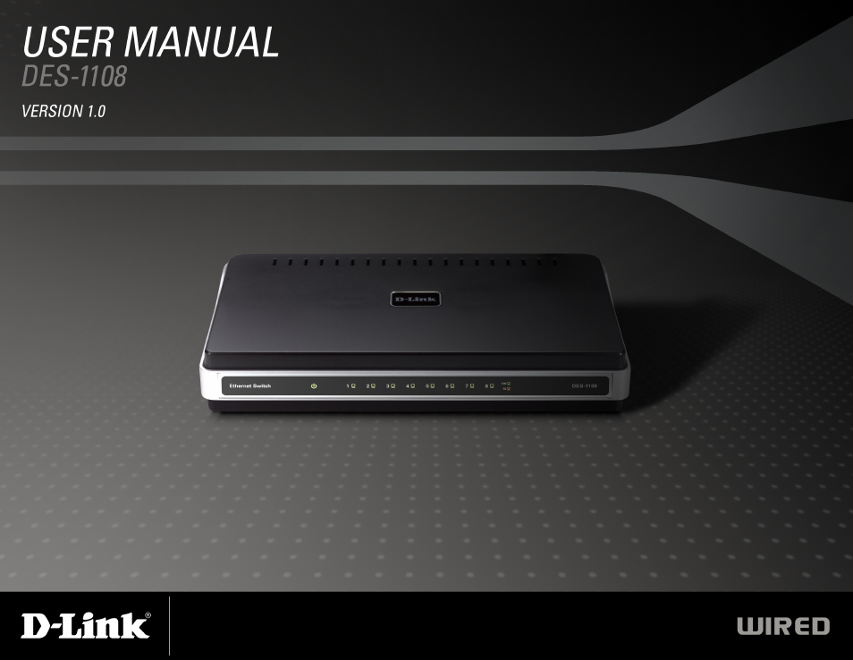 D-Link DES-1108 User Manual | 24 pages