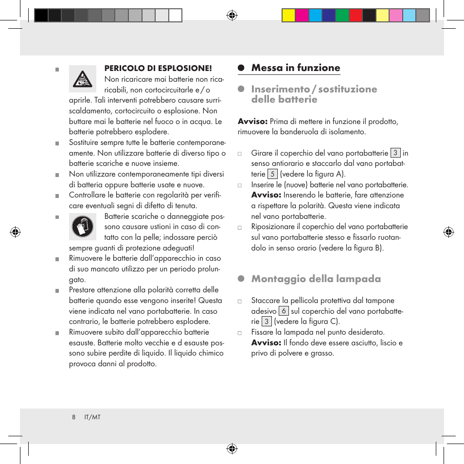 Montaggio della lampada | Livarno Z31170A Z31170B User Manual | Page 8 / 19