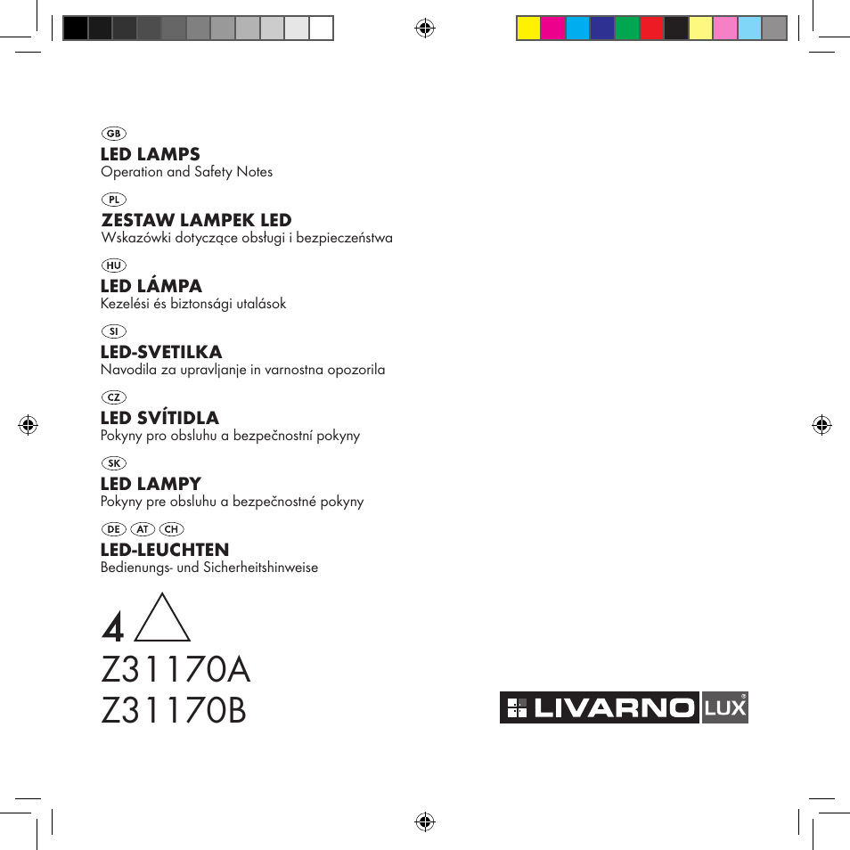 Livarno Z31170A Z31170B User Manual | 26 pages