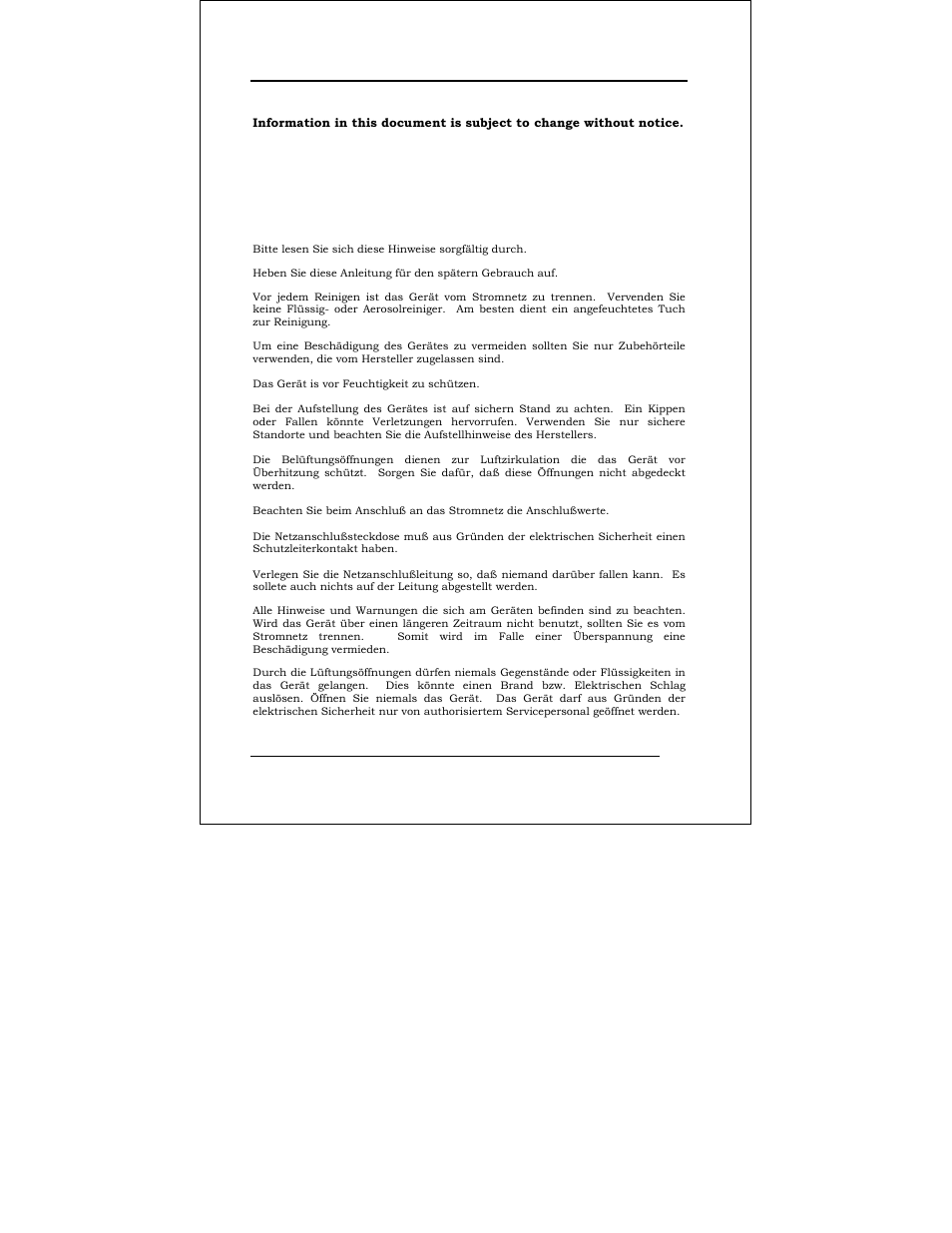 Warranty for all countries and regions except usa, Wichtige sicherheitshinweise | D-Link DFE-550TX User Manual | Page 7 / 34