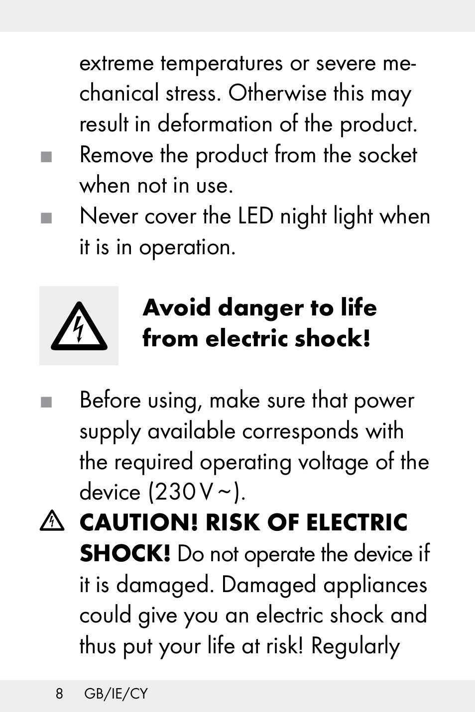 Livarno Z31499A-BS User Manual | Page 8 / 24