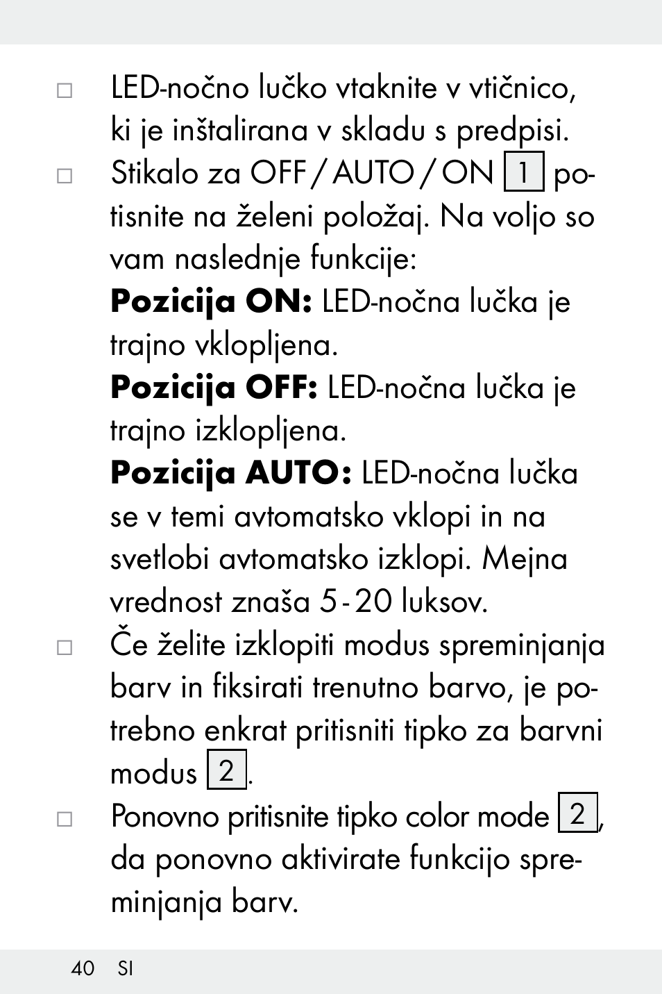 Livarno Z31499A-BS User Manual | Page 40 / 74