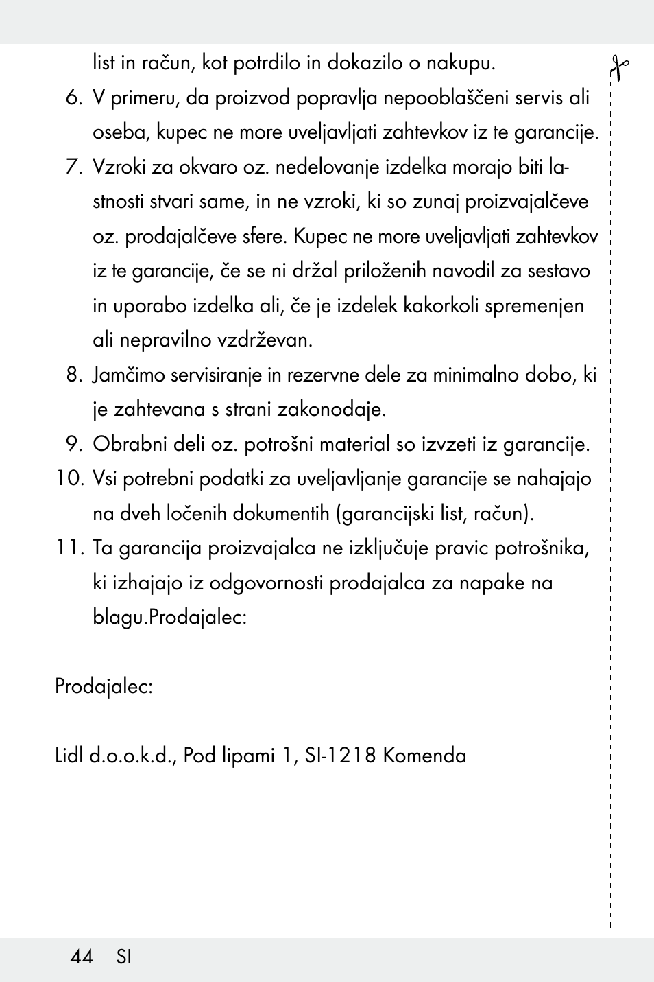 Livarno Z31499A-BS User Manual | Page 44 / 74