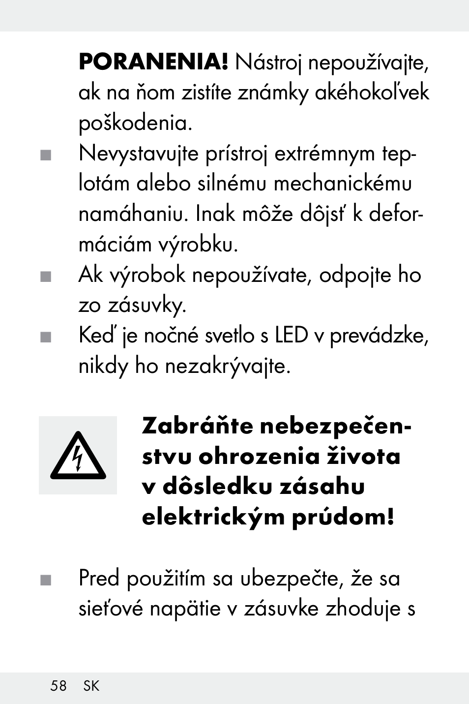 Livarno Z31499A-BS User Manual | Page 58 / 74