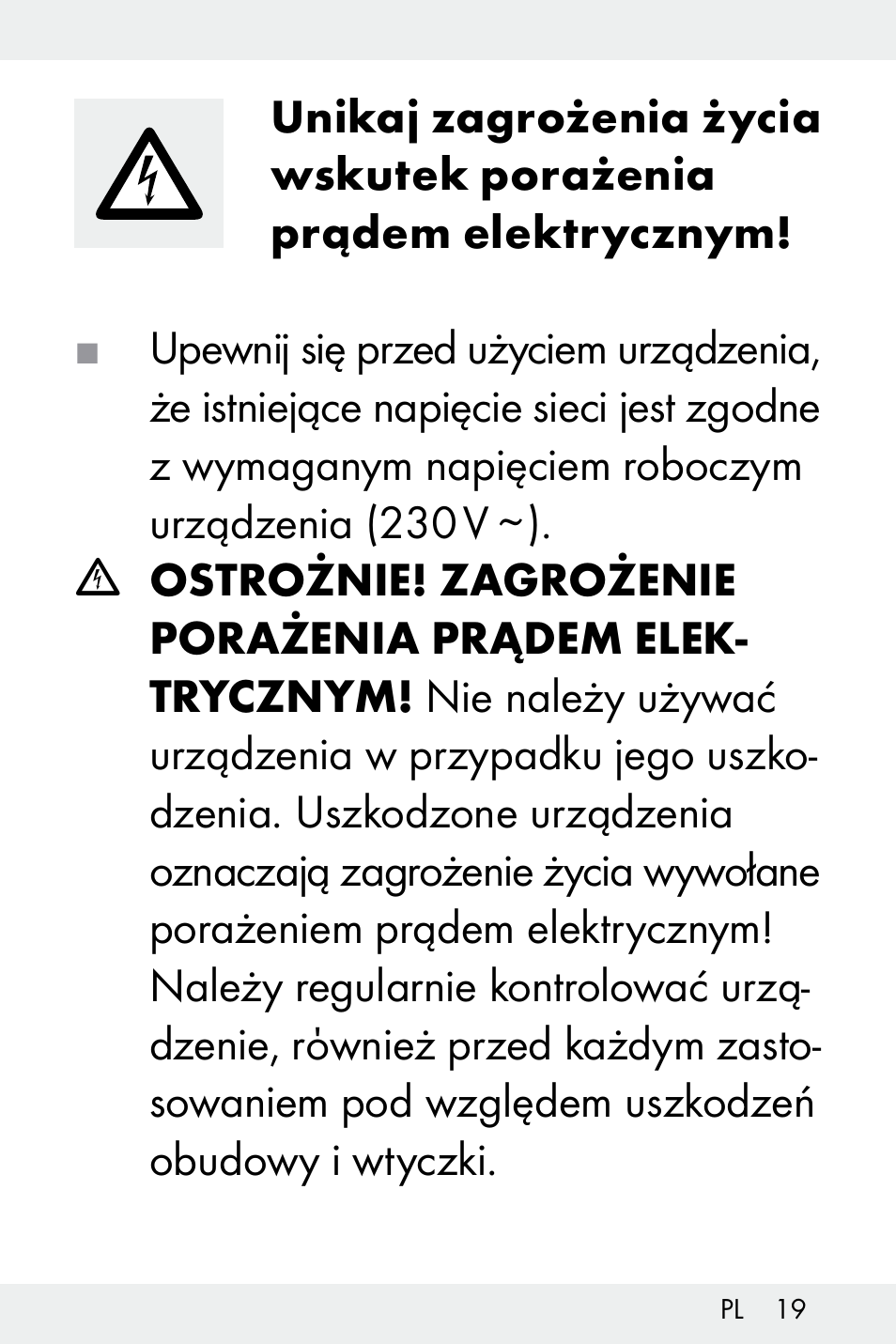 Livarno Z31499B-BS User Manual | Page 19 / 75