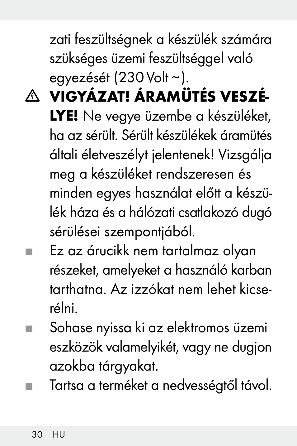 Livarno Z31499B-BS User Manual | Page 30 / 75