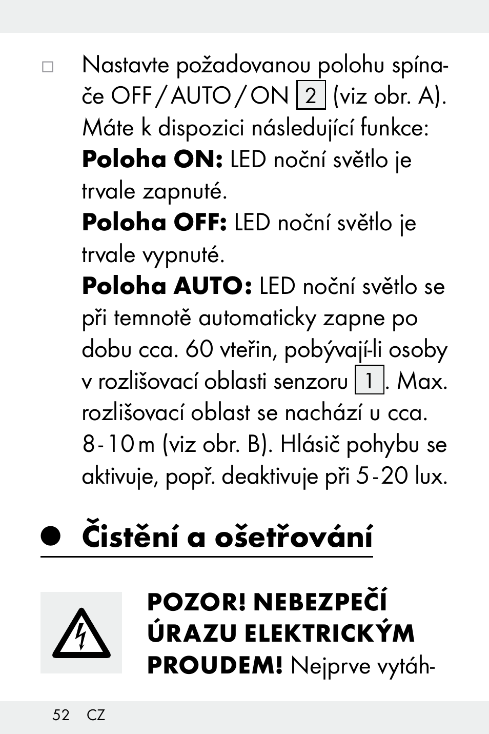 Čistění a ošetřování | Livarno Z31499B-BS User Manual | Page 52 / 75
