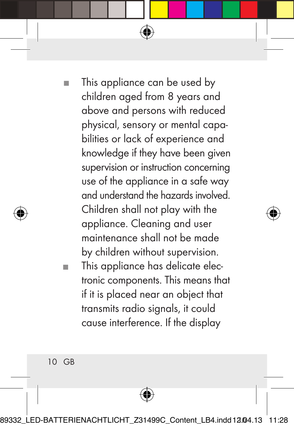 Livarno Z31499C User Manual | Page 10 / 111