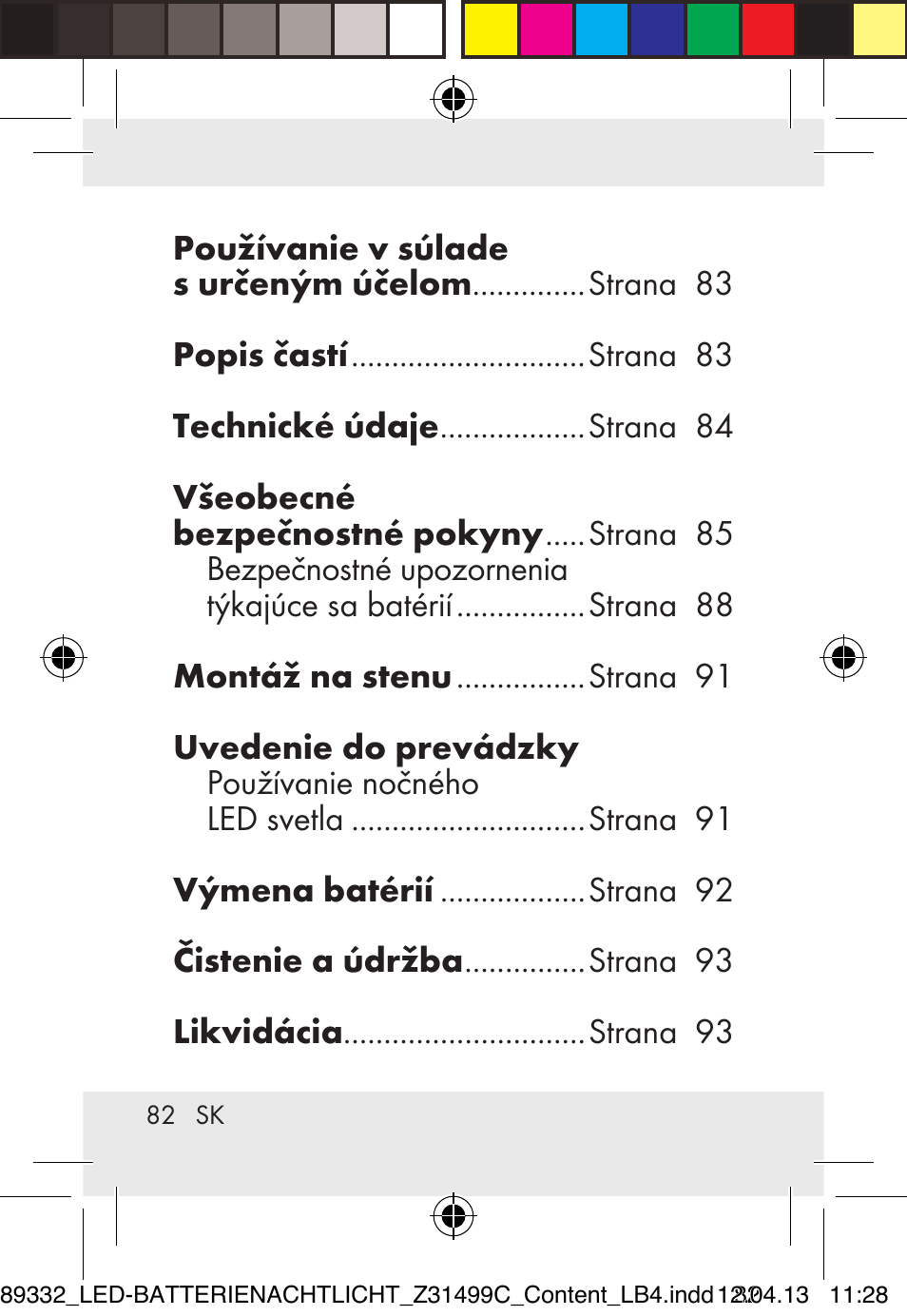 Livarno Z31499C User Manual | Page 82 / 111